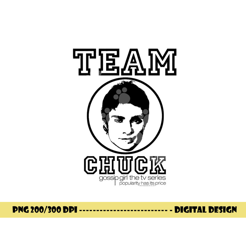 Gossip Girl Team Chuck  png, sublimation .jpg