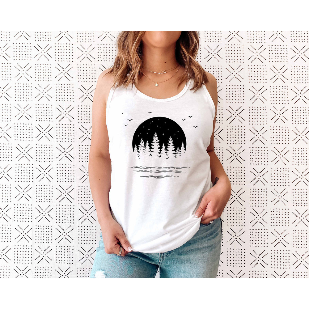 Nature Tank Top for Women, adventure tank, get outdoors graphic tee, travel tank, womens tank, hiking, mountains, hiker top - 5.jpg