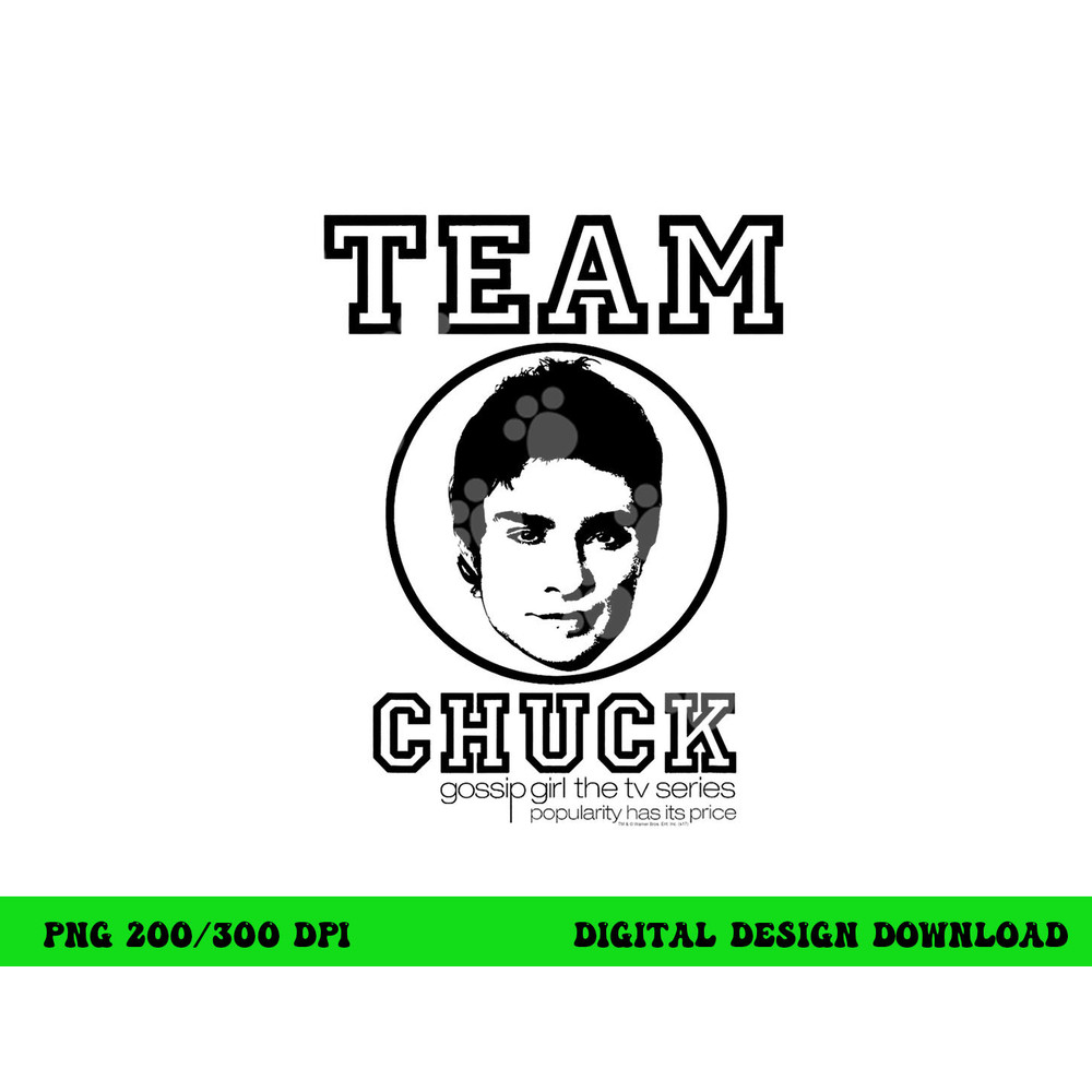 Gossip Girl Team Chuck  png, sublimation .jpg