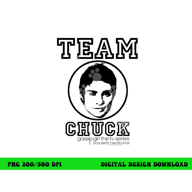 Gossip Girl Team Chuck  png, sublimation .jpg