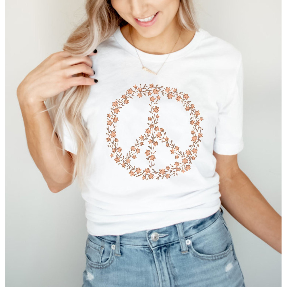 Peace Shirt, Peace T-shirt, Peace Sign Shirt, Peace Sign T-Shirt, Peace Symbol, Peace T-Shirt, Peace Symbol Shirt, Graphic Tees For Women - 2.jpg