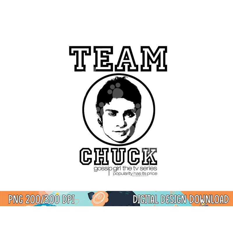 Gossip Girl Team Chuck  png, sublimation .jpg
