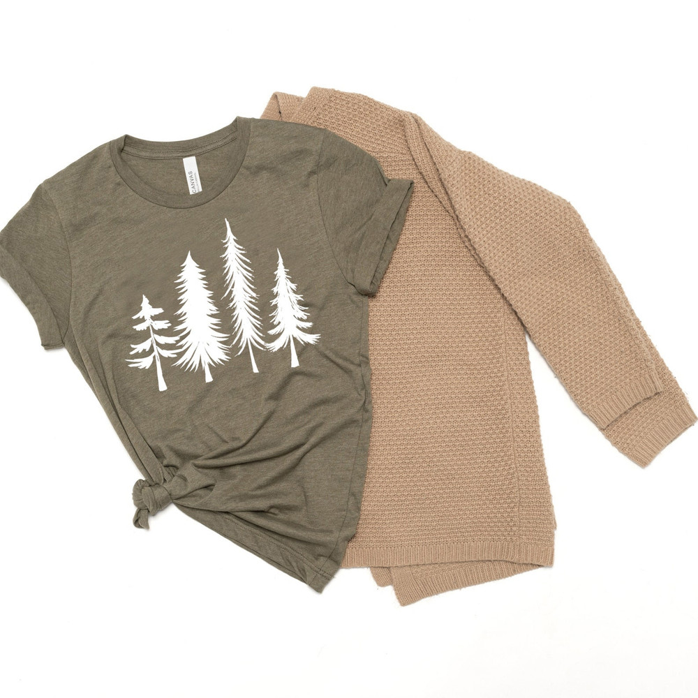 Pine Tree Shirt, Pine Tree T Shirt, Camping Shirt, Hiking Shirt, Adventure Shirts, Nature Lover Gift, Outdoors Shirt - 2.jpg