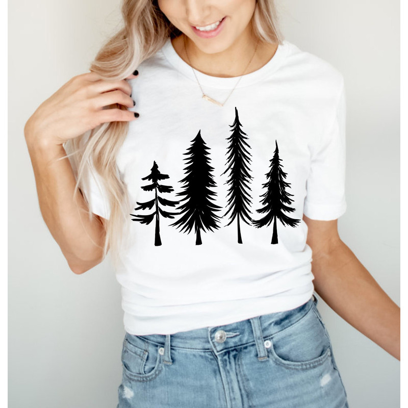 Pine Tree Shirt, Pine Tree T Shirt, Camping Shirt, Hiking Shirt, Adventure Shirts, Nature Lover Gift, Outdoors Shirt - 3.jpg