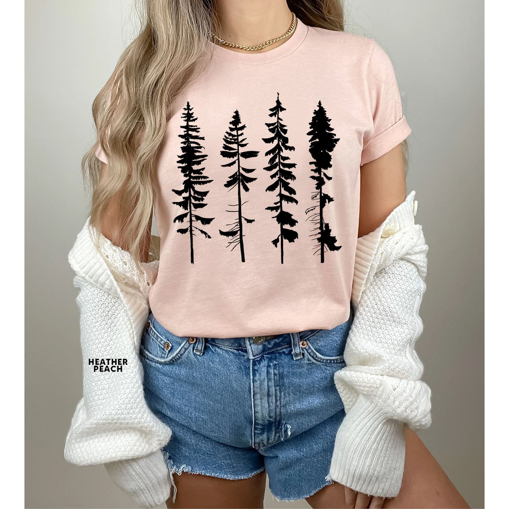 Pine Tree Shirt, Pine Tree T Shirt, Camping Shirt, Hiking Shirt, Adventure Shirts, Nature Lover Gift, Outdoors Shirt - 7.jpg