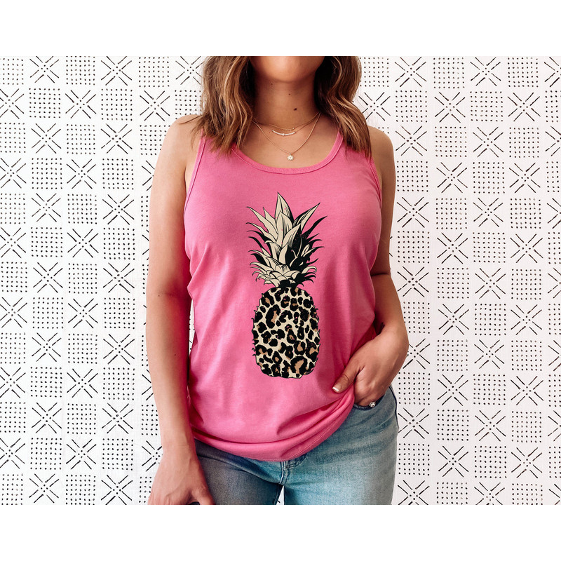 Pineapple Shirt - Pineapple Tank - Women's Tank Tee - Food - Fruit - Graphic Tees - Workout Top - Workout Shirt - Beach - Vacation - 4.jpg