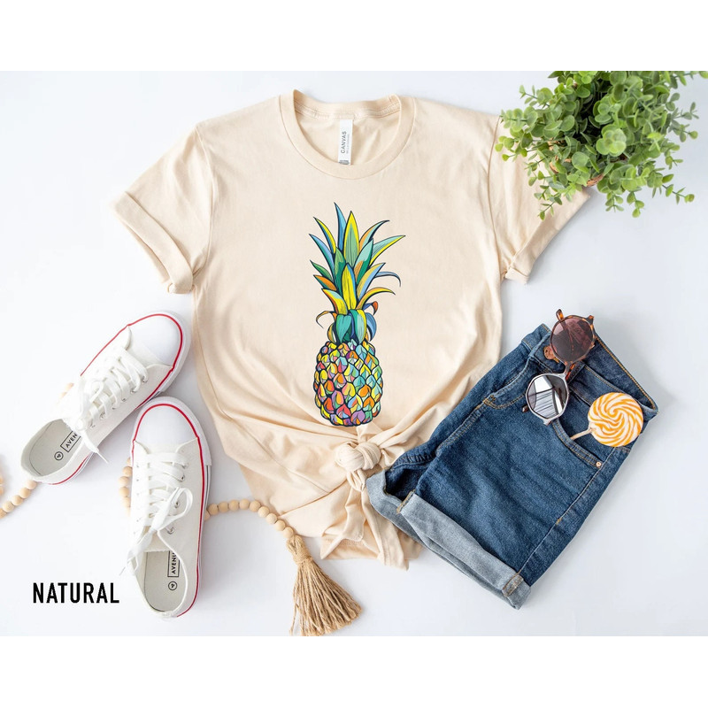 Pineapple Shirt, Shirts for Women, Graphic Tees, Foodie Shirt, Summer Shirt, Cute Pineapple T Shirt, Pineapple Lover, Gift for Her, Gifts - 1.jpg
