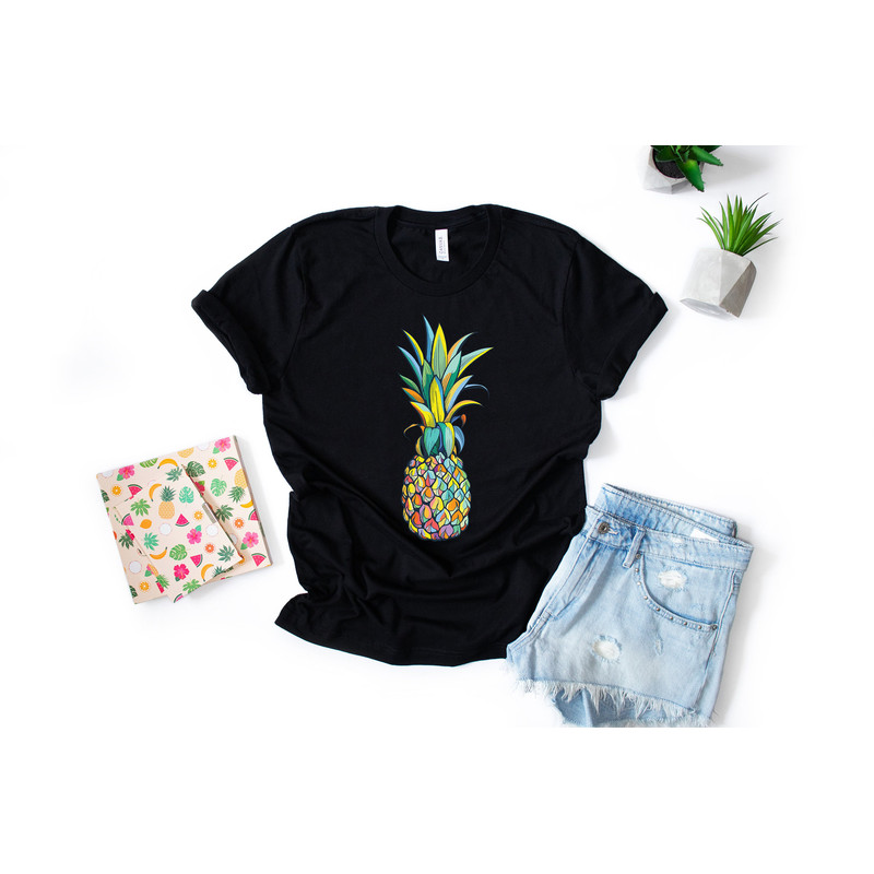 Pineapple Shirt, Shirts for Women, Graphic Tees, Foodie Shirt, Summer Shirt, Cute Pineapple T Shirt, Pineapple Lover, Gift for Her, Gifts - 4.jpg