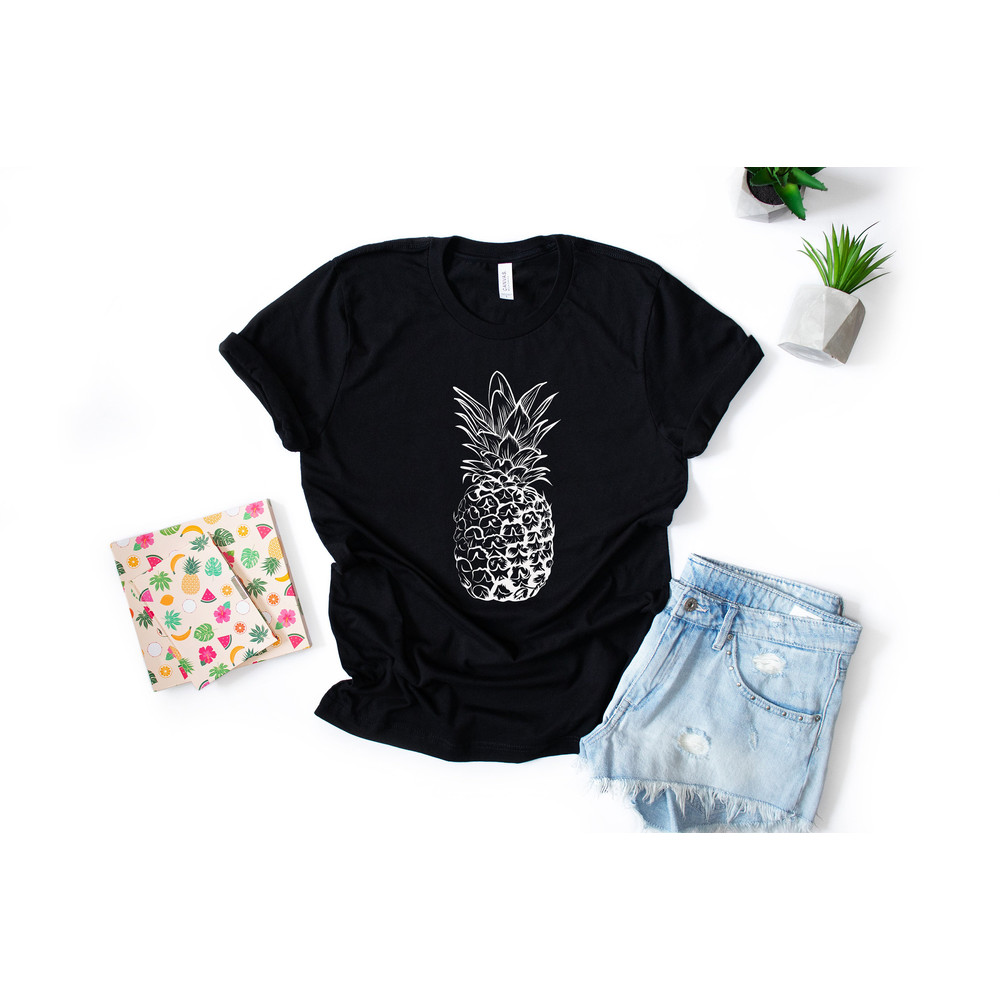 Pineapple Shirt, Shirts for Women, Graphic Tees, Foodie Shirt, Summer Shirt, Cute Pineapple T Shirt, Pineapple Lover, Gift for Her, Gifts - 7.jpg