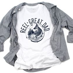 reel great dad shirt, fishing gift for dad, fishing lover, dad shirt, bass fishing shirt for dad, best gift for dad
