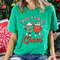 Retro Christmas cheer shirt, Christmas party shirt, Cute Women's holiday shirt, Women's Christmas top, Xmas shirt, funny Holiday shirt - 4.jpg