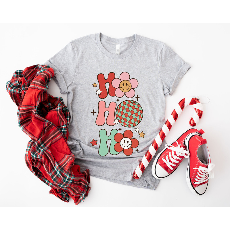 Retro Christmas Comfort Colors Shirt, Ho Ho Ho New Years T Shirt, Vintage Santa Christmas Shirt, Retro Holiday Shirt, Ugly Sweater Shirt - 5.jpg