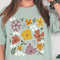 Retro Flower Shirt, Vintage Flower Shirt Aesthetic, Hippie Floral Graphic Tee, Flower T-shirt, Wildflower Shirt, Gift For Her - 4.jpg