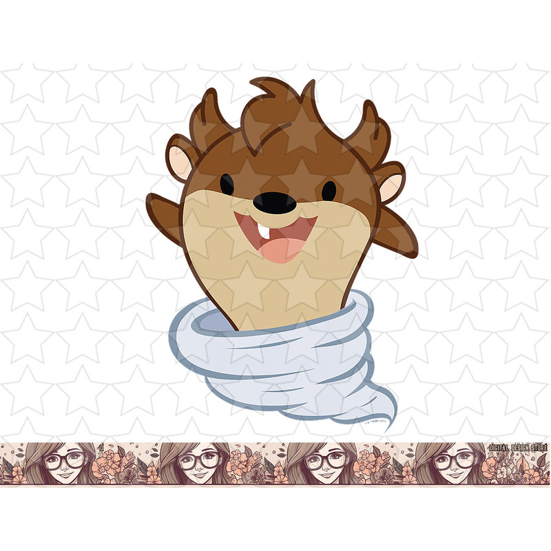 Looney Tunes Chibi Baby Tasmanian Devil png, sublimation, digital download .jpg