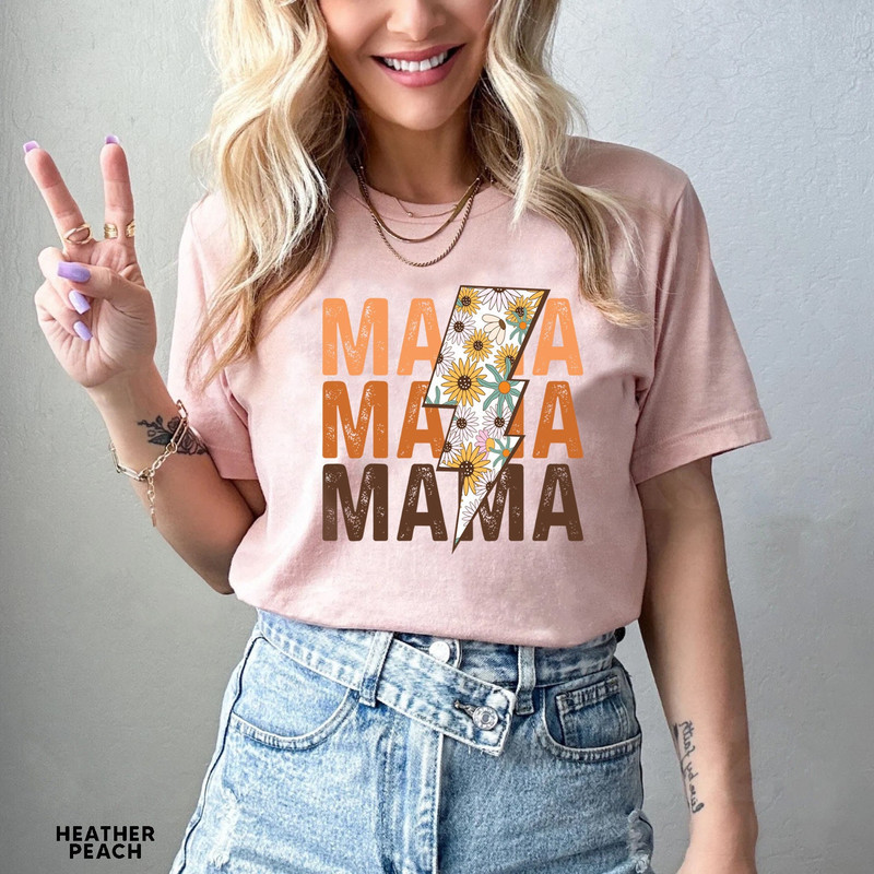 Retro Vintage Mama Shirt, Hippie Mama Shirt, Mom Life Shirt,Girl Mama Shirt, Motherhood Shirt, Cute Mom Shirt,Mothers Day Gift,Mama T-shirt - 2.jpg