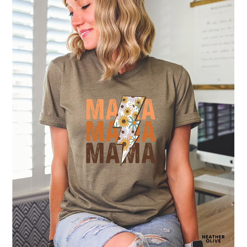 Retro Vintage Mama Shirt, Hippie Mama Shirt, Mom Life Shirt,Girl Mama Shirt, Motherhood Shirt, Cute Mom Shirt,Mothers Day Gift,Mama T-shirt - 3.jpg