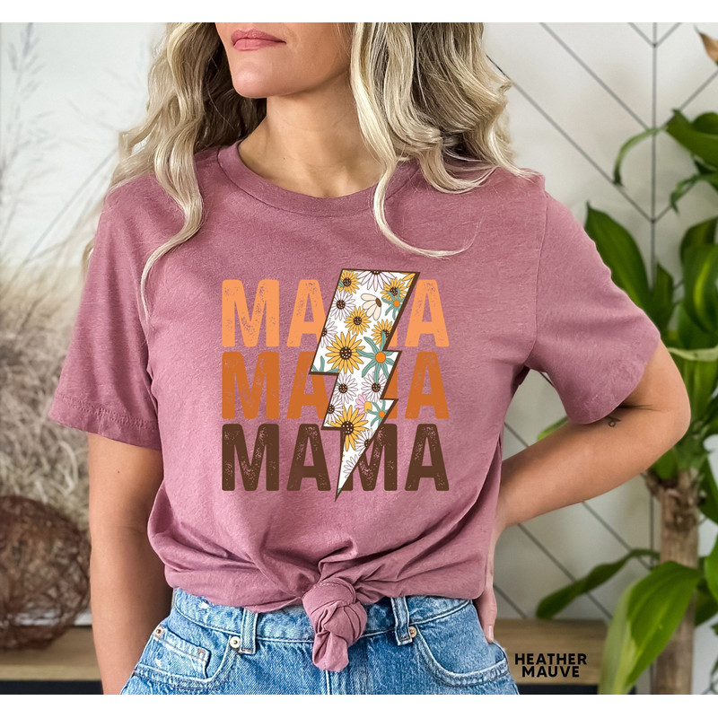 Retro Vintage Mama Shirt, Hippie Mama Shirt, Mom Life Shirt,Girl Mama Shirt, Motherhood Shirt, Cute Mom Shirt,Mothers Day Gift,Mama T-shirt - 4.jpg