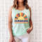 Sunshine Tank, Cute Summer Tanks, Sunflower Tank Top Women, Sunflower Summer Racerback Tank, Retro Summer Tee, Cute Vacation Tanks - 1.jpg