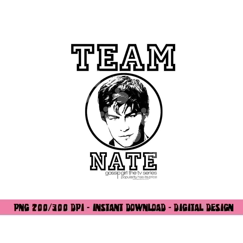 Gossip Girl Team Nate png, sublimation .jpg