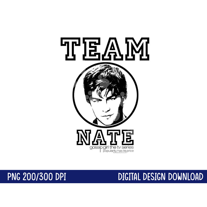 Gossip Girl Team Nate png, sublimation .jpg