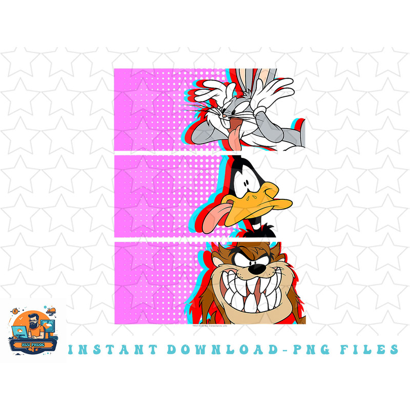 Looney Tunes Bright Tiles png, sublimation, digital download.jpg