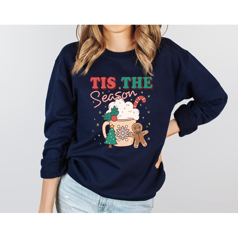 Tis the season Christmas sweatshirt, Retro cute chritmas sweatshirt, Christmas sweatshirt, retro Christmas sweatshirt - 3.jpg