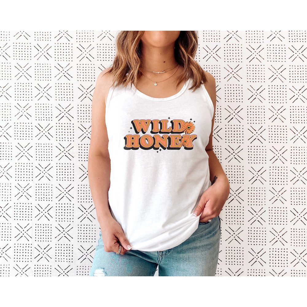 Wild Honey Tank Top, Vintage Honey Tank, Women Tumblr Tank, Retro 80s Tank Top Tees, Retro Boho Shirt, Hipster Tshirt, Good Vibes - 2.jpg
