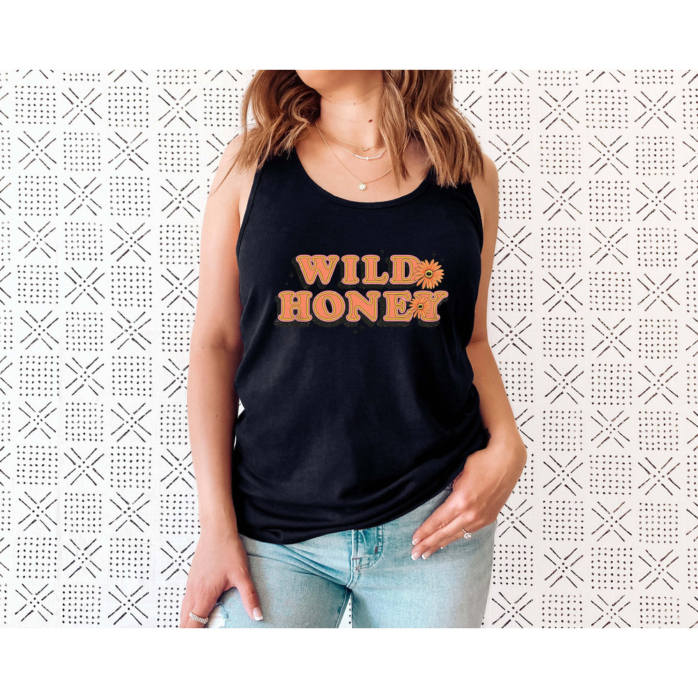 Wild Honey Tank Top, Vintage Honey Tank, Women Tumblr Tank, Retro 80s Tank Top Tees, Retro Boho Shirt, Hipster Tshirt, Good Vibes - 3.jpg