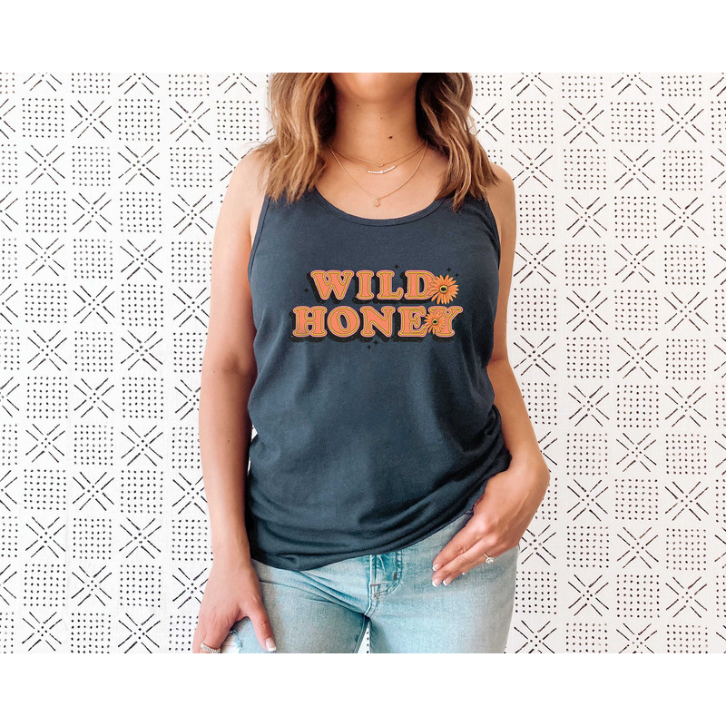 Wild Honey Tank Top, Vintage Honey Tank, Women Tumblr Tank, Retro 80s Tank Top Tees, Retro Boho Shirt, Hipster Tshirt, Good Vibes - 5.jpg