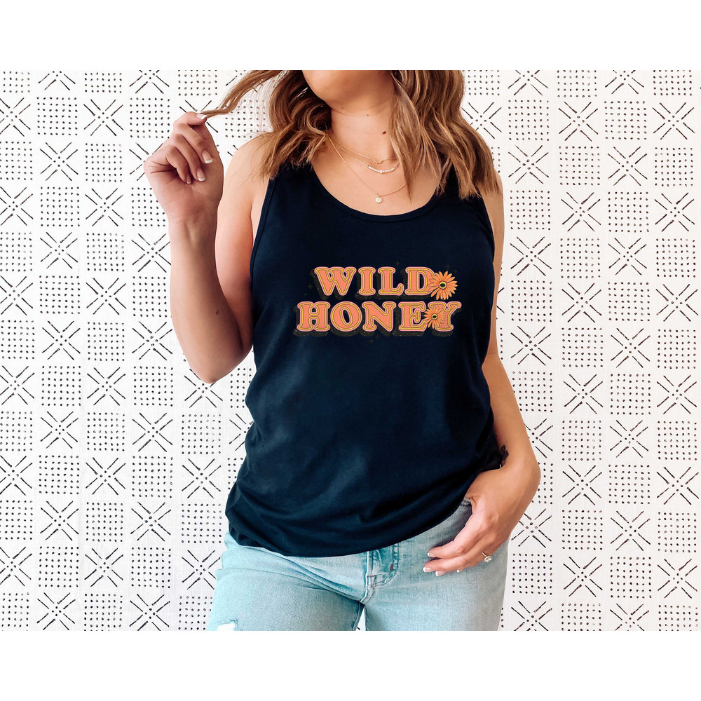 Wild Honey Tank Top, Vintage Honey Tank, Women Tumblr Tank, Retro 80s Tank Top Tees, Retro Boho Shirt, Hipster Tshirt, Good Vibes - 6.jpg