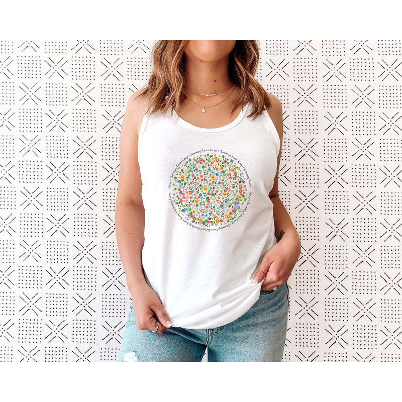 Wildflower Tank Top, Flower Tank Top, Floral Tank Top, Cute Spring Shirt, Boho Tank Top, Gift For Her, Birthday Gifts, Wild Flower Tee - 1.jpg