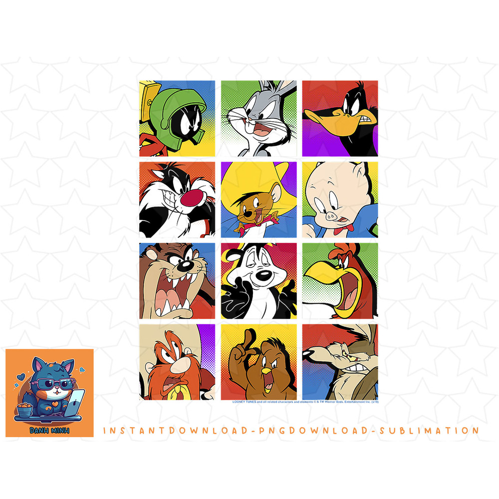 Looney Tunes Group Shot Box Up png, sublimation, digital download.jpg