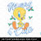 Looney Tunes Christmas Tweety Merry & Cute png, sublimation, digital download.jpg