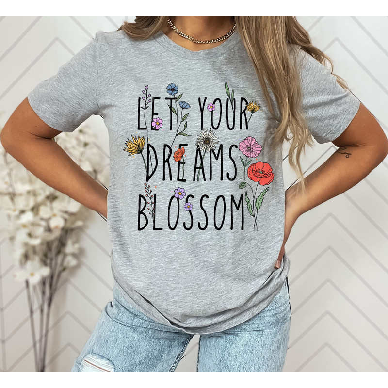 Wildflower Tshirt, Wild Flowers Shirt, Floral Tshirt, Flower Shirt, Gift for Women, Ladies Shirts, Best Friend Gift - 4.jpg