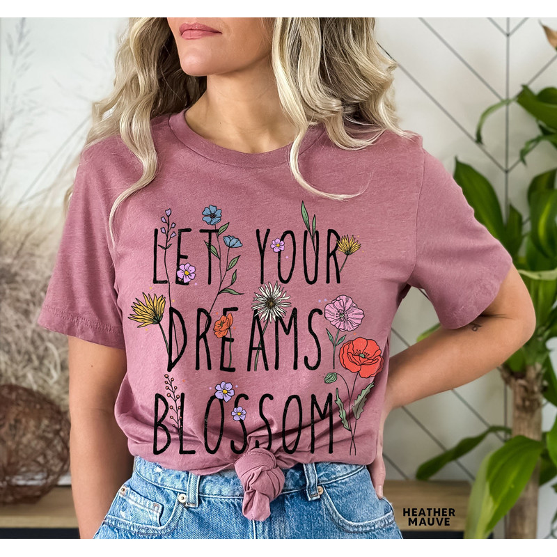 Wildflower Tshirt, Wild Flowers Shirt, Floral Tshirt, Flower Shirt, Gift for Women, Ladies Shirts, Best Friend Gift - 7.jpg