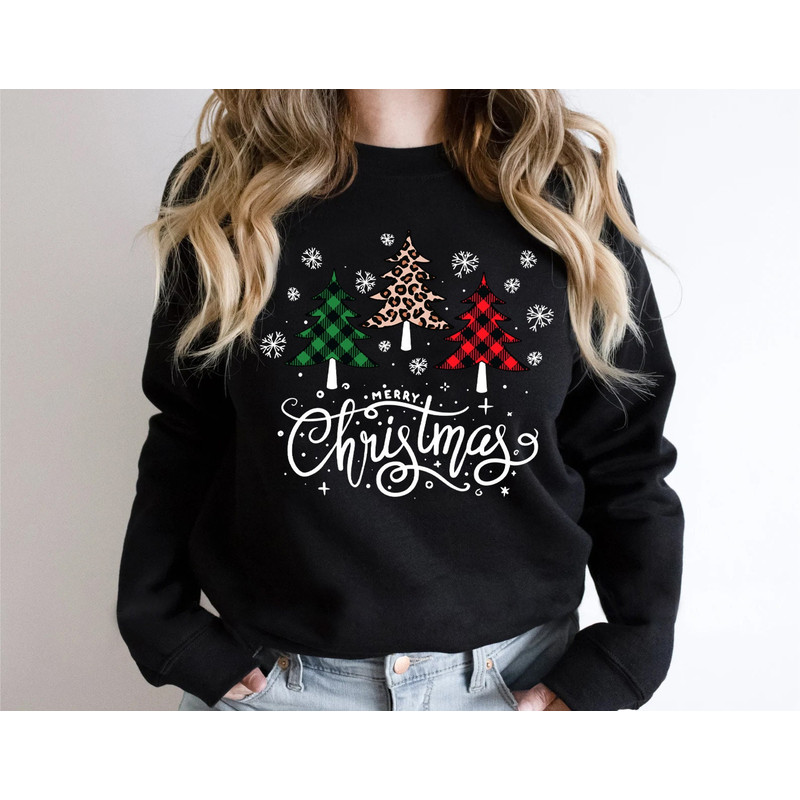Womens Christmas Sweatshirt, Christmas Sweater, Christmas Crewneck, Christmas Tree Sweatshirt, Holiday Sweaters for Women, Winter Sweatshirt - 7.jpg