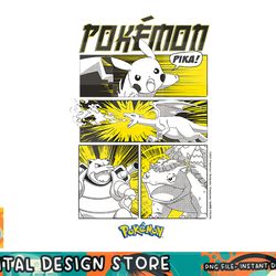 pokemon - pikachu anime battle scene png, digital prints, sublimation