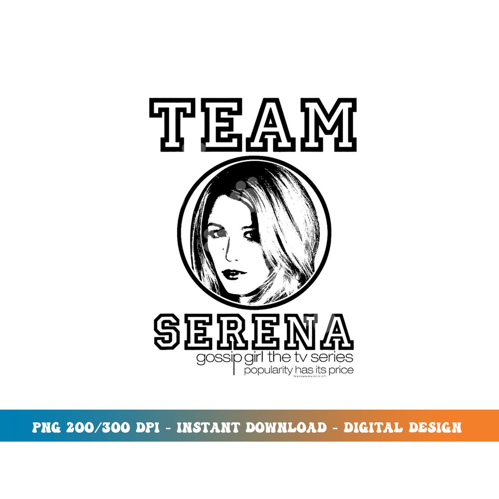 Gossip Girl Team Serena  png, sublimation.jpg