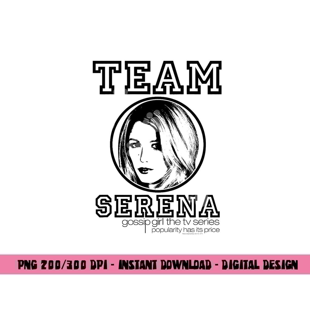 Gossip Girl Team Serena png, sublimation .jpg