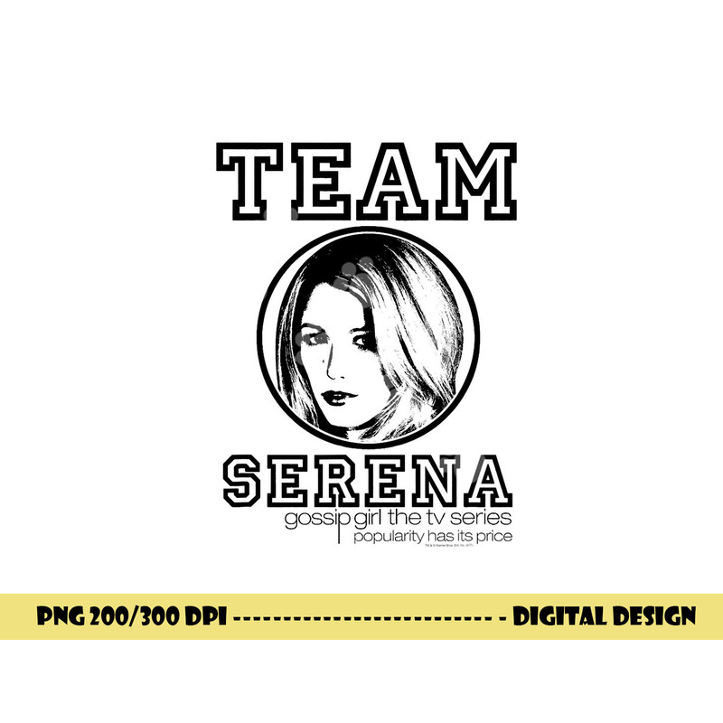 Gossip Girl Team Serena  png, sublimation .jpg