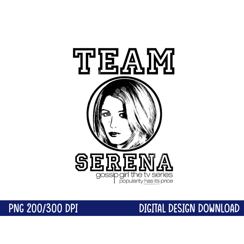 Gossip Girl Team Serena png, sublimation .jpg