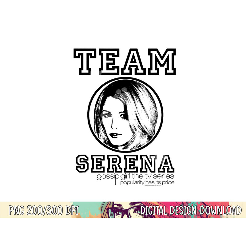 Gossip Girl Team Serena png, sublimation .jpg