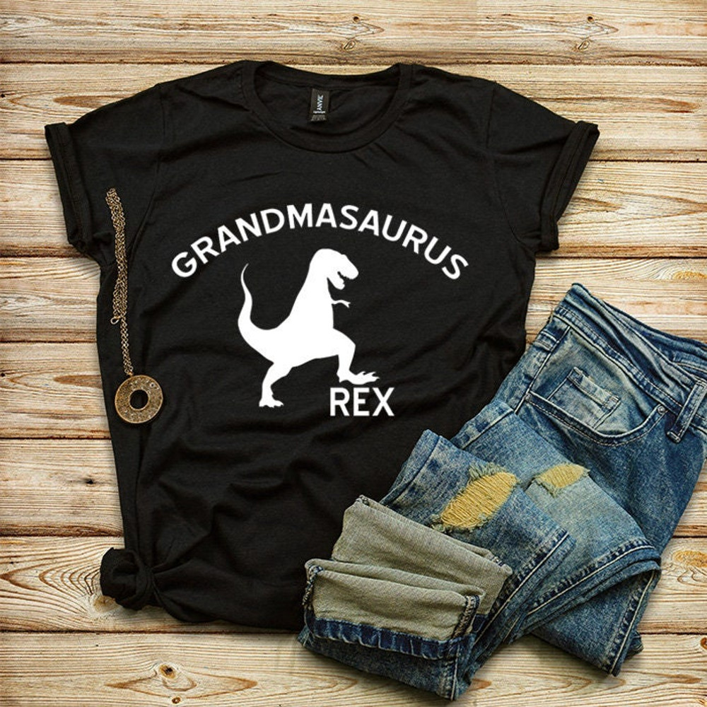Grandmasaurus Rex T-shrit, Grannysaurus Rex Shirt, Funny Grandma T-shirt, Best Grandma Ever Tee - 1.jpg