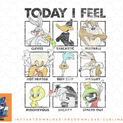 looney tunes group shot today i feel panels png, sublimation, digital download