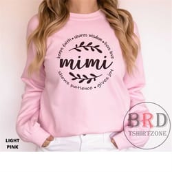christmas gift for mimi, pregnancy announcement, mimi sweatshirt, sweater for mimi, cute gift for mimi, gift for grandma