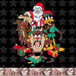 looney tunes christmas png, sublimation, digital download
