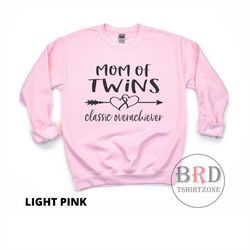 twin mom sweatshirt, mom of twins gift, new mom gift, twin mama sweatshirt, gift for mom of twins, funny twin mom sweate