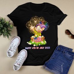 happy 4th of july 2023 independence day dopey dwarf t - shirt, shirt for men women, graphic design, unisex shirt