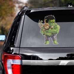 hulk decal for car, hulk sticker, movie car decal, movie decal, movie sticker, superhero decal, superhero sticker
