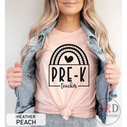 pre-k teacher shirt, pre k teacher gift, teacher appreciation gift, back to school shirts, first day of school, cute shi